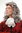 Party Wig for Ladies & Men Baroque Renaissance mullet Judge Lord Noble Court Fop grey & brown curls