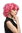 DEC31-PC28/41 Lady Party Wig Halloween Cosplay short voluminous curly curls pink 80s Pop Star Diva