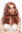 SAR065-P130 Lady Party Wig Halloween long wavy to curly voluminous middle-parting coppery red 20"