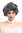 Lady Party Wig Halloween Fancy Dress grey curls full volume Granny old older High Society Dame