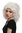 90828-ZA62 Angelic Lady Party Wig Fancy Dress Christmas white densely curled volume Angel 14"