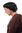 90776-ZA103 Man Party Wig Halloween Fancy Dress tonsure black Abbott Monk Priest Medival