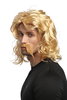 Man Gents Party Wig & Mustache Set Halloween Fancy Dress blond long wild Gaul Viking Norman Celt