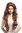 Lady Party Wig Fancy Dress huge and very long,voluminous backcombed wavy redish copper brown