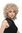 91074-ZA83 Lady Party Wig Halloween Fancy Dress blond blonde shoulder length curly 80s