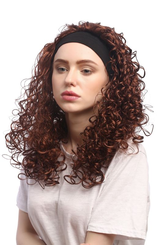 WIG ME UP ® 90836ZA33B Lady Party Wig Halloween Curls Headband