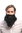 9537B-P103 Beard Halloween Fancy Dress long black thick dense Hipster Bandit Prophet Taliban Moses