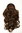 Halfwig Hairpiece Extension braided hair circlet very long wavy dark brown mixed blond 25"