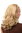 Halfwig Hairpiece Extension braided hair circlet hoop straight wavy tips medium blond