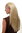 Halfwig Hairpiece Extension with braided hair circlet hoop long straight platinum blond 27"