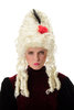 Lady Party Wig Baroque Beehive Platinum Blond huge curls beehive Marie Antoinette Pompadur France