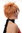BLUE144-227 Lady Quality Wig short naughy spiky 80s style teased Wave Punk copper blond.