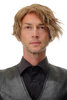 1264-15 Lady (or Man Men) Quality Wig short and wild, sexy parting dark blond
