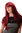 GFW500-39 Lady Qualiy Wig very long straight bangs fringe burgundy red