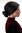 69020-P103 Wig Ladies Halloween Carnival strictly tied back hairbun Governess Granny black