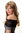 Lady Quality Wig beautiful curls water wave long brown blond highlights fringe bangs