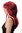 GFW821AL-39 Lady Quality Wig long wavy bangs burgundy red