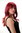 GFW821AL-39 Lady Quality Wig long wavy bangs burgundy red