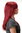 GFW855-39 Lady Quality Wig long straight bangs burgundy red