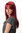 GFW855-39 Lady Quality Wig long straight bangs burgundy red