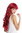0082-ZA13 Wig Lady Women Halloween Carnival long curls curly voluminous fringe bangs red dark red
