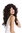 Wig Lady Women Halloween Carnival very voluminous Mane curls curly dense black brown mixed
