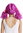 Wig Lady Women Halloween Carnival Cosplay purple girly Lolita 3 bushy pigtails middle-parting
