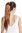 Srosy-30 Hairpiece PONYTAIL with comb and snapwrap long straight dark brown 21"