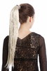 Srosy-88 Hairpiece PONYTAIL with comb and snapwrap long straight light blond 21"