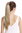 Srosy-24 Hairpiece PONYTAIL with comb and snapwrap long straight light ash blond 21"