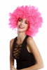 PW0011-PC5 Party Wig for Halloween Fancy Dress Cosplay Men Women Big pink Afro Afrowig 70s Funk