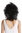 Wig Ladies Women Halloween Carnival short to medium length curly curls wetlook Latina black