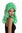 Wig Lady Women Halloween Carnival Cosplay 80s Soap Opera Vamp Diva teased long green quiff