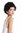 90646-K01 Wig Lady Man Carnival Halloween short Afro frizzy curls curly black