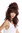 Quality Lady Wig Baroque 60s Beehive Retro Bun curly long mahogany reddish brown Pop Singer