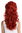GF-W2418-137 Quality Lady Wig Baroque 60s Beehive Retro Bun curly long fiery red Pop Singer