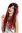 GF-W2416-1BHRED Lady Quality Wig Cosplay long straight parting rasta dreadlocks black and red