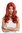 GF-W2291-T2735-M130M Lady Quality Wig Glamorous Hollywood Diva lang wavy middle parting mix of red