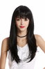 GF-W2274-1 Lady Quality Wig black long straight sexy bangs