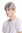 GFW994-51 Men Gents Wig short parting casual youthful modern look light grey gray