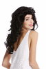 WL-3010-1B Lady Quality Wig long wavy teased voluminous 80s style Diva Star off black