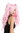 YZF-4379-TF2317 Lady Quality Cosplay Wig 2 removable pigtails ponytails long Gothic Lolita pink