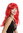 Wig Lady Women Halloween Carnival Cosplay straight long voluminous layered bangs fringe red