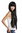 YLX-9501-P103 Lady Wig Halloween Carnival very long smooth bangs black
