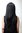 GFW09-1B Lady Quality Wig long straight layered fringe bangs black