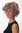 GFW963-18T22 Lady Man Quality Wig short curled wild parted voluminous light brown blond mix