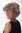 GFW963-18T22 Lady Man Quality Wig short curled wild parted voluminous light brown blond mix