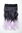 Halfwig 5 Micro Clip-In Extension long curled curls two bright colours mix black light violet 20"