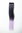 1 x Two Clip Clip-In extension strand highlight straight long black light violet mix