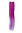1 x Two Clip Clip-In extension strand highlight straight long dark pink neon violet mix